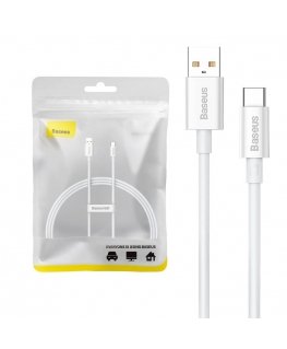 Cable USB to USB-C Baseus Superior 100W 1m (white)