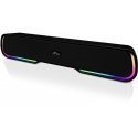 Computer speakers Media-Tech PHANTOM BT - portable Bluetooth soundbar speaker, multi-color RGB lighting strip, RMS 10W, PMPO 450