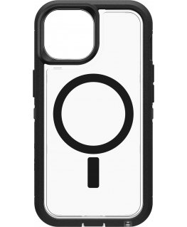 Otterbox Defender XT -suojakuori, iPhone 15 / 14 / 13, musta / kirkas