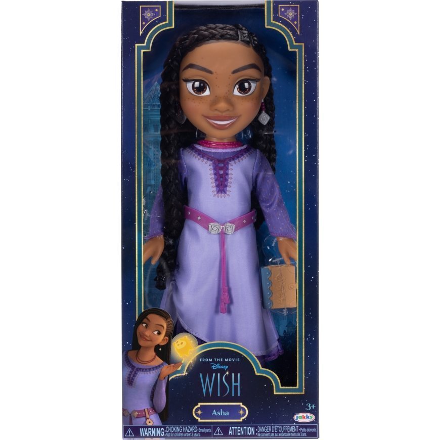 Disney WISH - Asha nukke 38cm, liila – 2