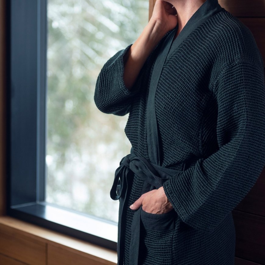Bathrobe RENTO GREEN L/XL – 5