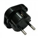 CP UK2 Strāvas ligzdas pāreja - no UK 3pin uz Euro Ligzdu - UK uz EU adapteris Melna (OEM) CP UK2 Strāvas ligzdas pāreja - no UK 3pin uz Euro Ligzdu - UK uz EU adapteris Melna (OEM)