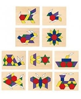 Wooden geometric mosaic "Viga"