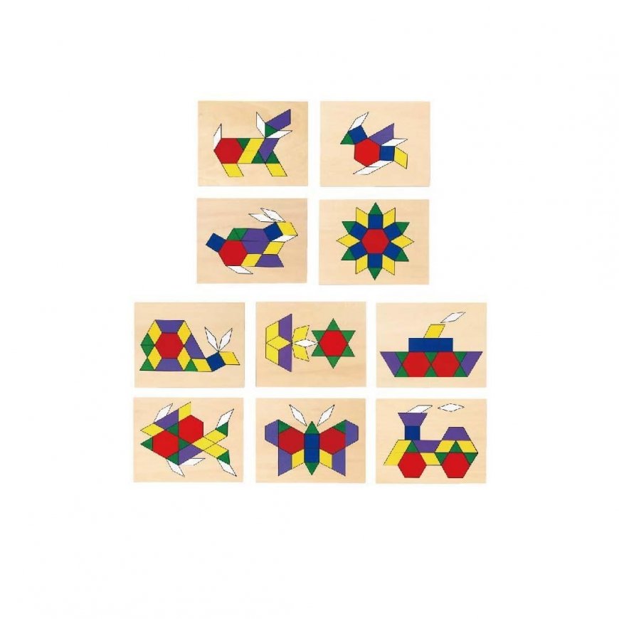 Medinė geometrinė mozaika „Viga“ – 3