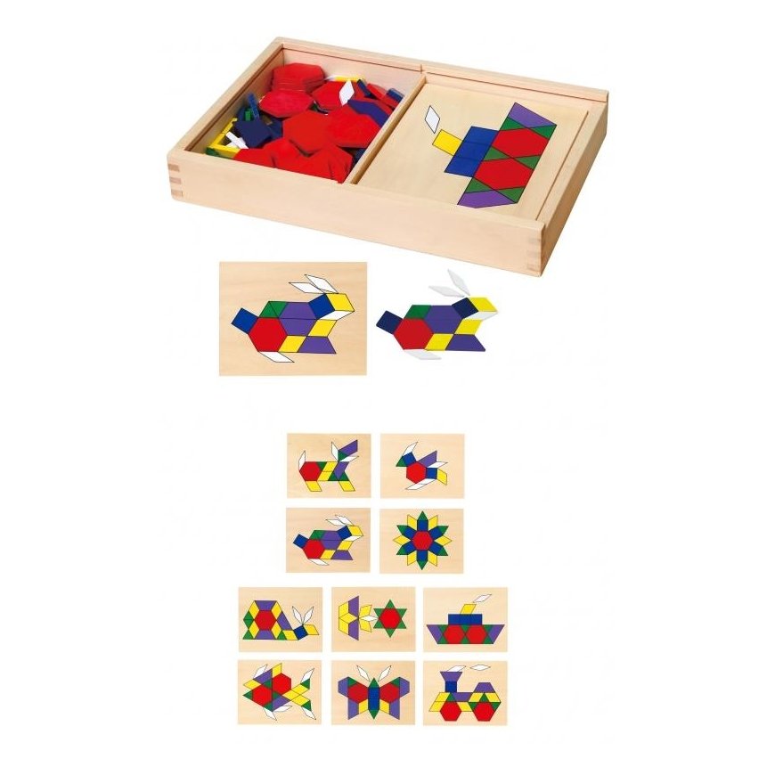 Wooden geometric mosaic "Viga" – 4
