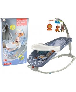 Lean Cars Bouncer Rocker 2in1 Child Rocker Seat Sounds Vibrations Giraffe