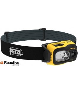 Petzl Swift RL headlamp, black/yellow