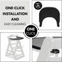 Hauck Alpha Click Tray high chair tray, Black Hauck Alpha Click Tray high chair tray, Black