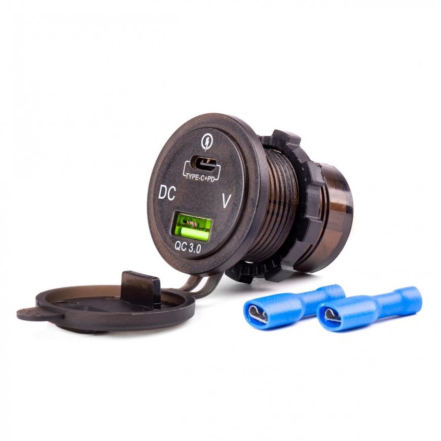 Amio Waterproof charger with usb sockets