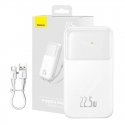 Powerbank Baseus Comet 10000mAh, 22,5W (balta) Powerbank Baseus Comet 10000mAh, 22,5W (balta)