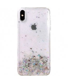 Fusion Glue Glitter Back Case Silicone Case For Apple iPhone 12