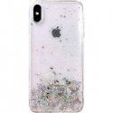 Fusion Glue Glitter Back Case Silicone Case For Apple iPhone 12