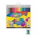 Colored pencils, large, round Colorino Kids Jumbo 18 colors with sharpener Colored pencils, large, round Colorino Kids Jumbo 18 colors with sharpener