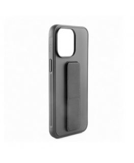 iLike Apple iPhone 14 Silicone Case with stand Black