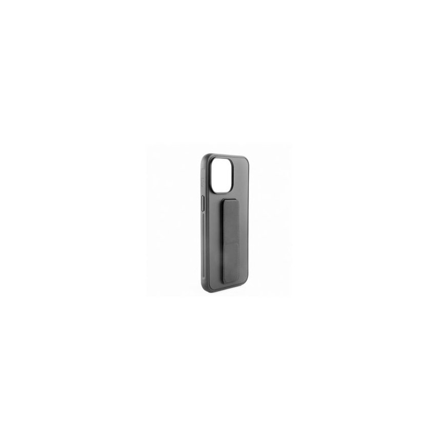 iLike Apple iPhone 14 Silicone Case with stand Black