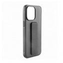 iLike Apple iPhone 14 Silicone Case with stand Black