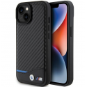 BMW PU Carbon Case Aizmugurējais Apvalks Priekš Apple iPhone 15 Plus BMW PU Carbon Case Aizmugurējais Apvalks Priekš Apple iPhone 15 Plus