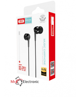 XO Wired earphones EP37 jack 3,5mm black