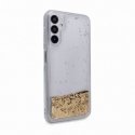 iLike Samsung Galaxy A14 5G Silicone Case Water Glitter Gold