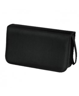 Hama CD Wallet Nylon 80, black 80 diskai Juoda