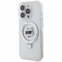 Karl Lagerfeld Ring Stand Choupette Head MagSafe Back Case Aizsargapvalks Priekš Apple iPhone 15 Karl Lagerfeld Ring Stand Choupette Head MagSafe Back Case Aizsargapvalks Priekš Apple iPhone 15