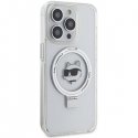Karl Lagerfeld Ring Stand Choupette Head MagSafe Back Case Защитный Чехол для Apple iPhone 15 Karl Lagerfeld Ring Stand Choupette Head MagSafe Back Case Защитный Чехол для Apple iPhone 15