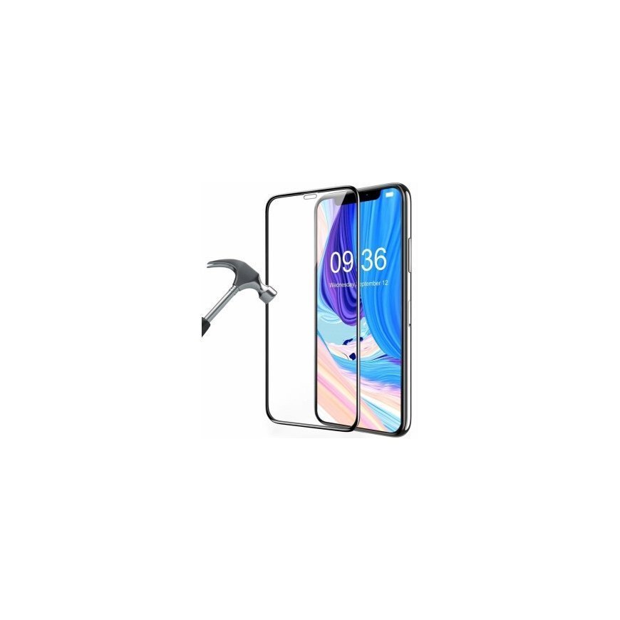 Tempered Glass 9D Full Coveraged with Frame Apple iPhone XR | iP – 2