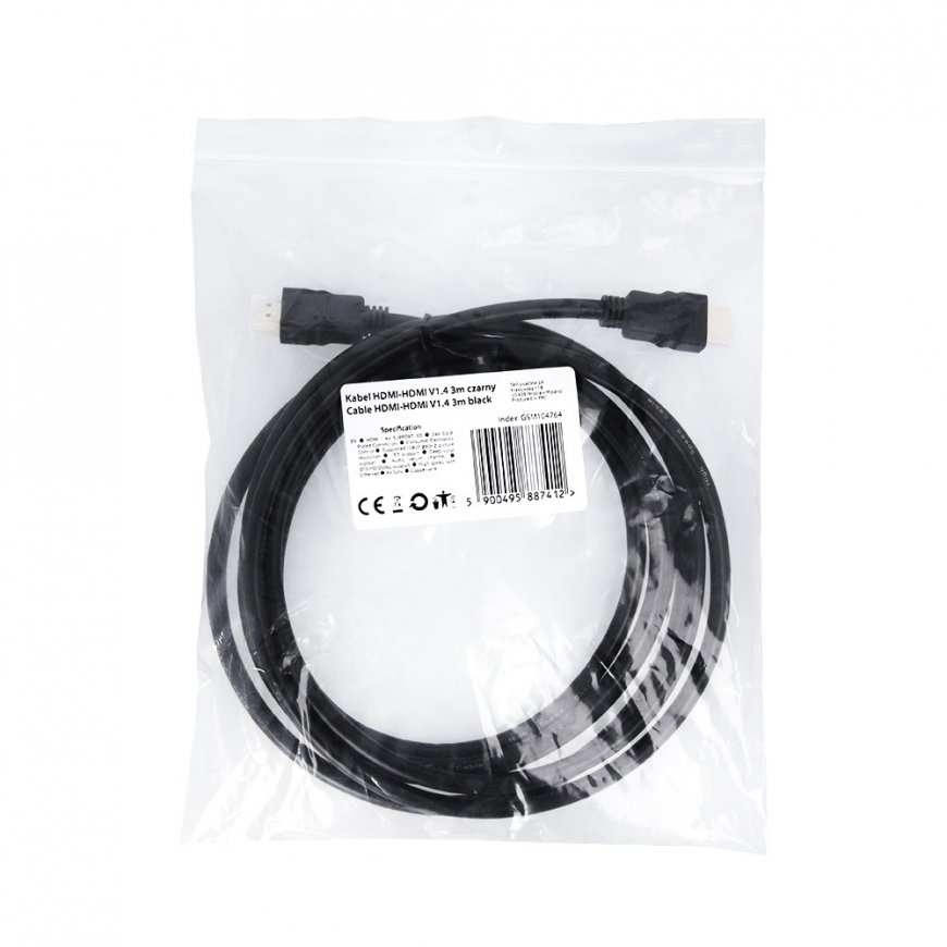 HDMI-HDMI Cable V1.4 3m black