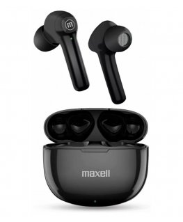 Maxell Dynamic+ wireless headphones with charging case Bluetooth black