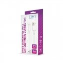 Setty cable USB - Lightning 3,0 m 2A white NEW