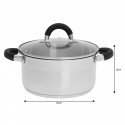 King Hoff PUODAS 20cm KINGHOFF KH-4344 3L King Hoff PUODAS 20cm KINGHOFF KH-4344 3L