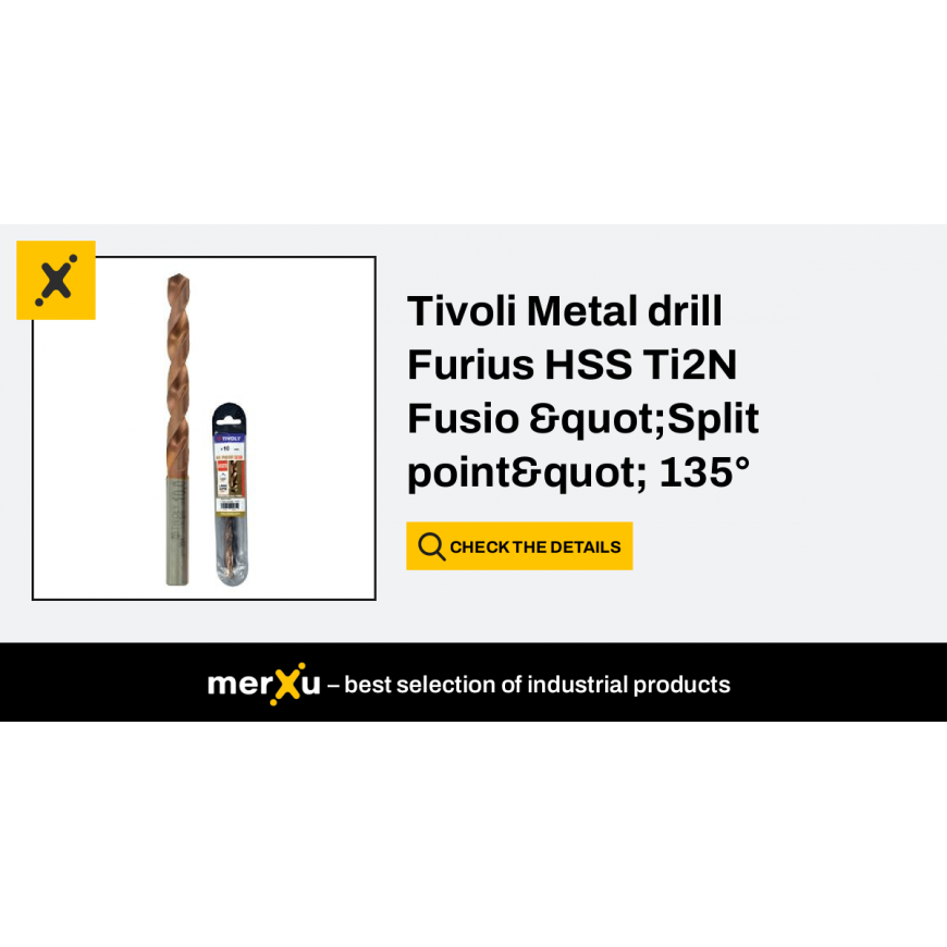 Tivoly Tivoli Metal drill FURIUS 8