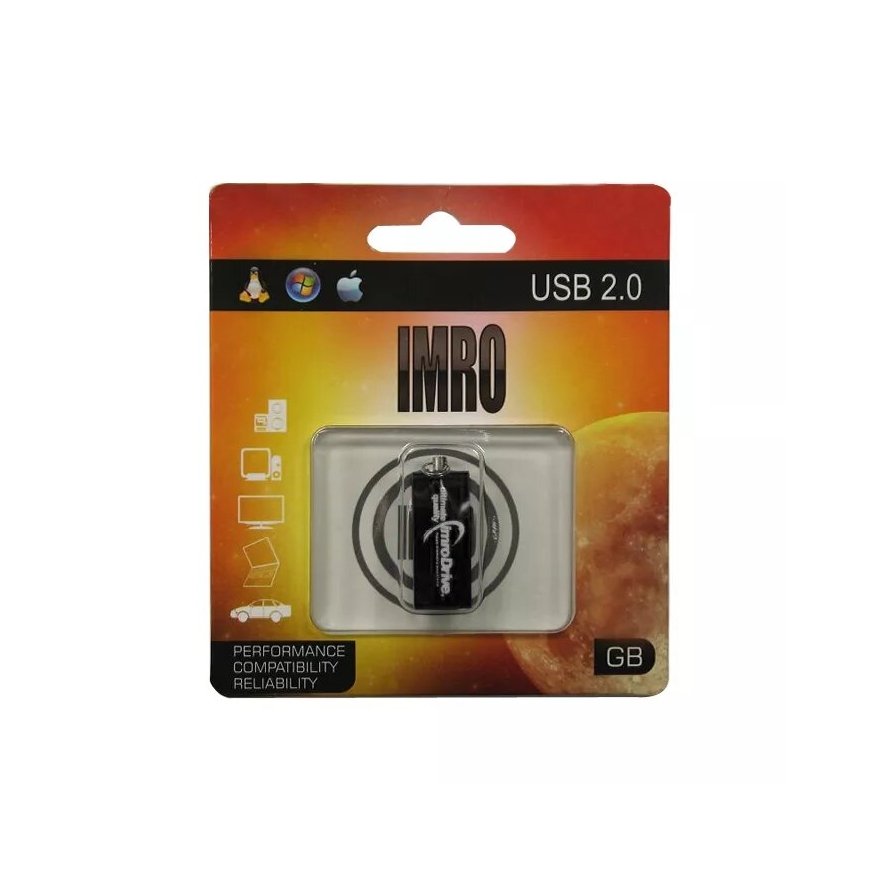 Imro pendrive 8GB USB 2.0 Edge black
