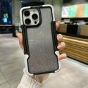 Fusion Gold Sequins Back Case Silicone Case For Apple iPhone X |