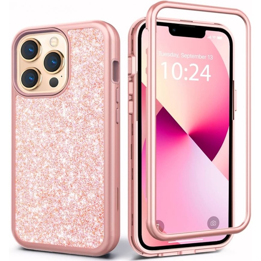 Fusion Gold Sequins Back Case Silicone Case For Apple iPhone X | – 2