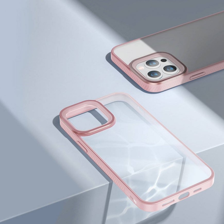 Baseus Crystal Transparent Case for iPhone 13 Pro (pink) – 2