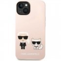 Karl Lagerfeld and Choupette Liquid Silicone Case for iPhone 14