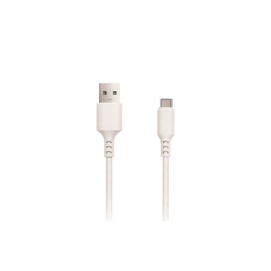 Setty cable USB - USB-C 3,0 m 2A white NEW – 2