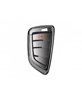 Dux Ducis Силиконовый Чехол для Автомобильных Ключей для Volkswagen Polo / Passat / Tiguan / Bora / Jetta Черный