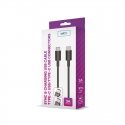 Setty cable USB-C - USB-C 1,0 m 3A black Setty cable USB-C - USB-C 1,0 m 3A black