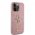Guess Glitter Script Big 4G Back Case Защитный Чехол для Apple iPhone 15 Pro Max