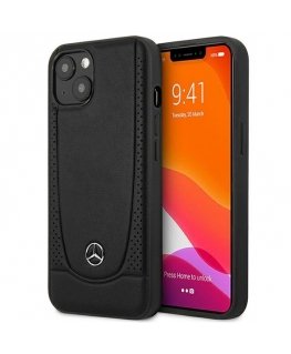 Mercedes Leather Urban Back Case for Apple iPhone 15 Plus