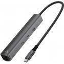 Bluecloud USB-C-USB-C -hubi ja gigabit ethernet -sovitin Bluecloud USB-C-USB-C -hubi ja gigabit ethernet -sovitin