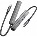 Bluecloud USB-C-USB-C -hubi ja gigabit ethernet -sovitin Bluecloud USB-C-USB-C -hubi ja gigabit ethernet -sovitin