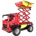 CaDa C51014W R/C Concrete Mixer Toy Car Collapsible constructor set 814 parts