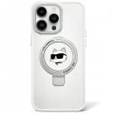 Karl Lagerfeld Ring Stand Choupette Head MagSafe Back Case for Apple iPhone 15 Pro Karl Lagerfeld Ring Stand Choupette Head MagSafe Back Case for Apple iPhone 15 Pro