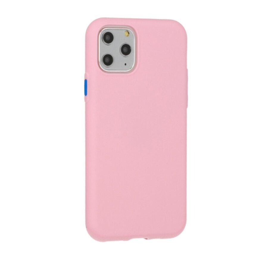 Fusion Solid Case Silicone Case For Apple iPhone 12 Pro Max Pink