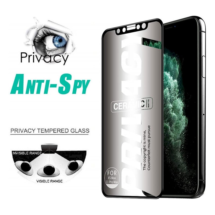 Fusion Matte Privacy Ceramic cover screen protector for Samsung