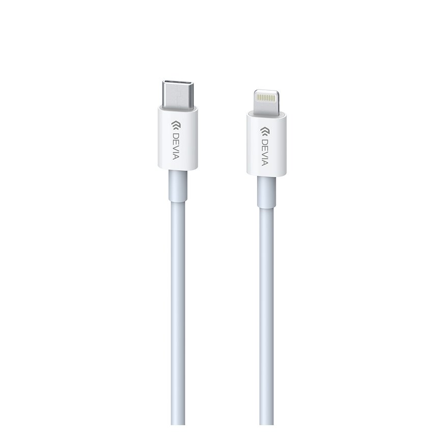 Devia cable Smart PD USB-C - Lightning 3A 20W white