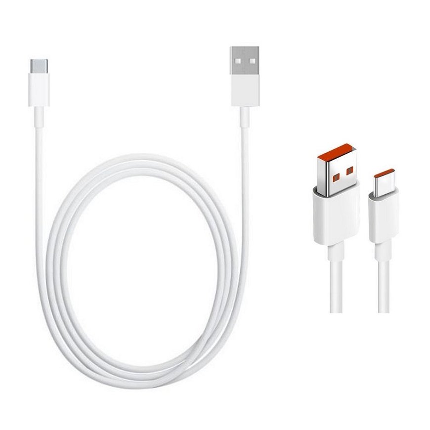 Xiaomi Original Type C 6A Data Cable White (Bulk) – 2